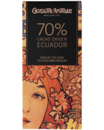 Suklaalevy 70g tumma Ecuador 70%